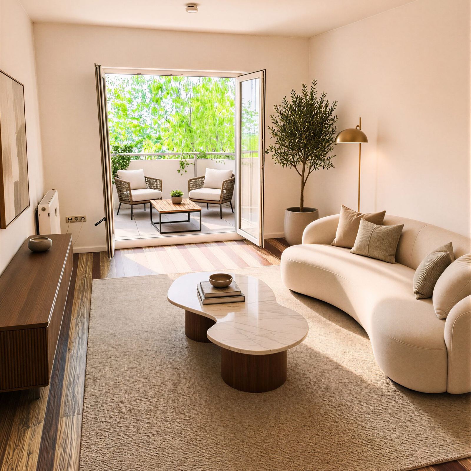 Modernisierte 2-Zimmer-Wohnung mit Südbalkon in Grünheide (Mark)